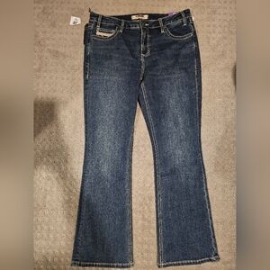 Rock & Roll Denim Mid Rise Bootcut Jeans, 34 x 32, NWT, $84.99 MSRP